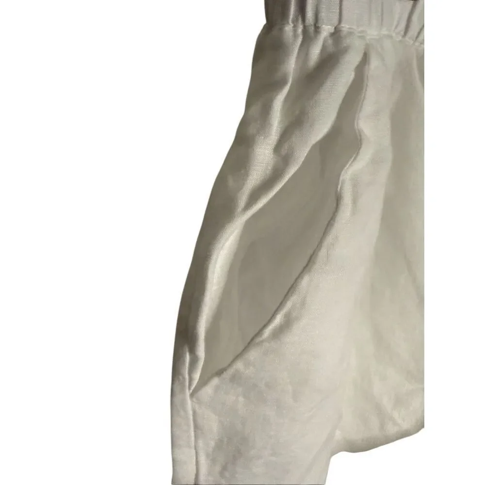 Quince 100% European Linen Pants White Size XL